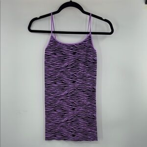 3For$20 Nikibiki Spandex Like Material Tanktop Animal Print Purple Black size OS